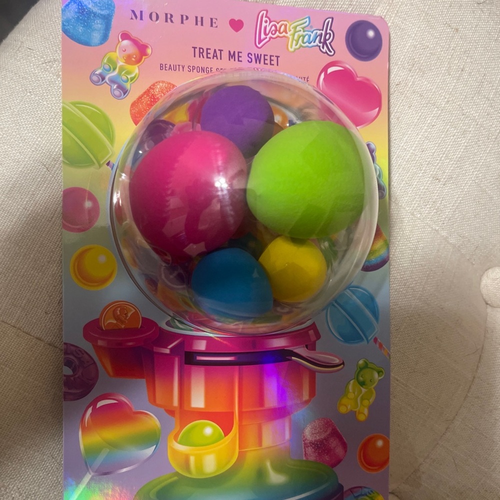 new in package- lisa frank gum ball Morphe Cosmetics Beauty Sponges